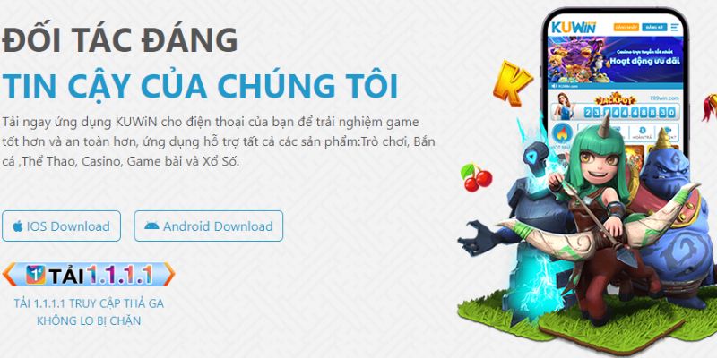 Các bước tải app Kuwin nhanh chóng cho hội viên